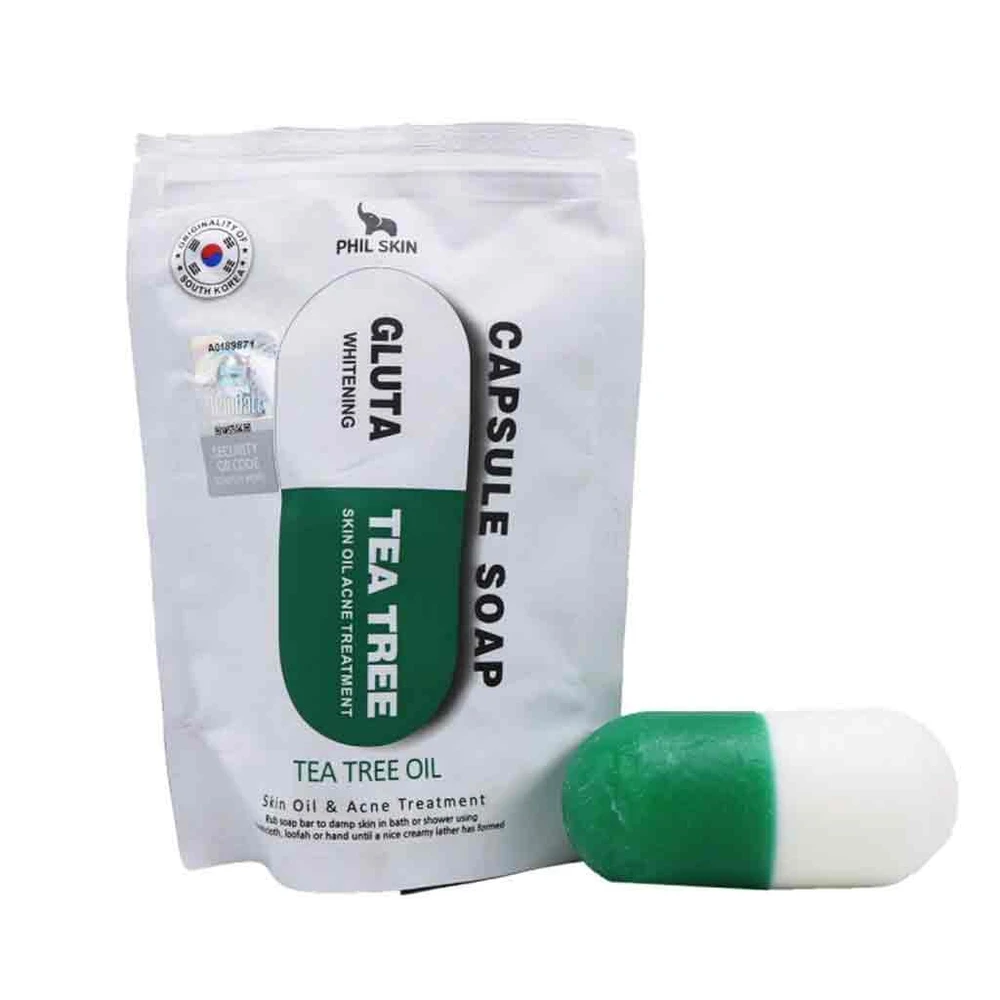 صابون کپسولی گلوتا و چای سبز فیل اسکین 120 گرم